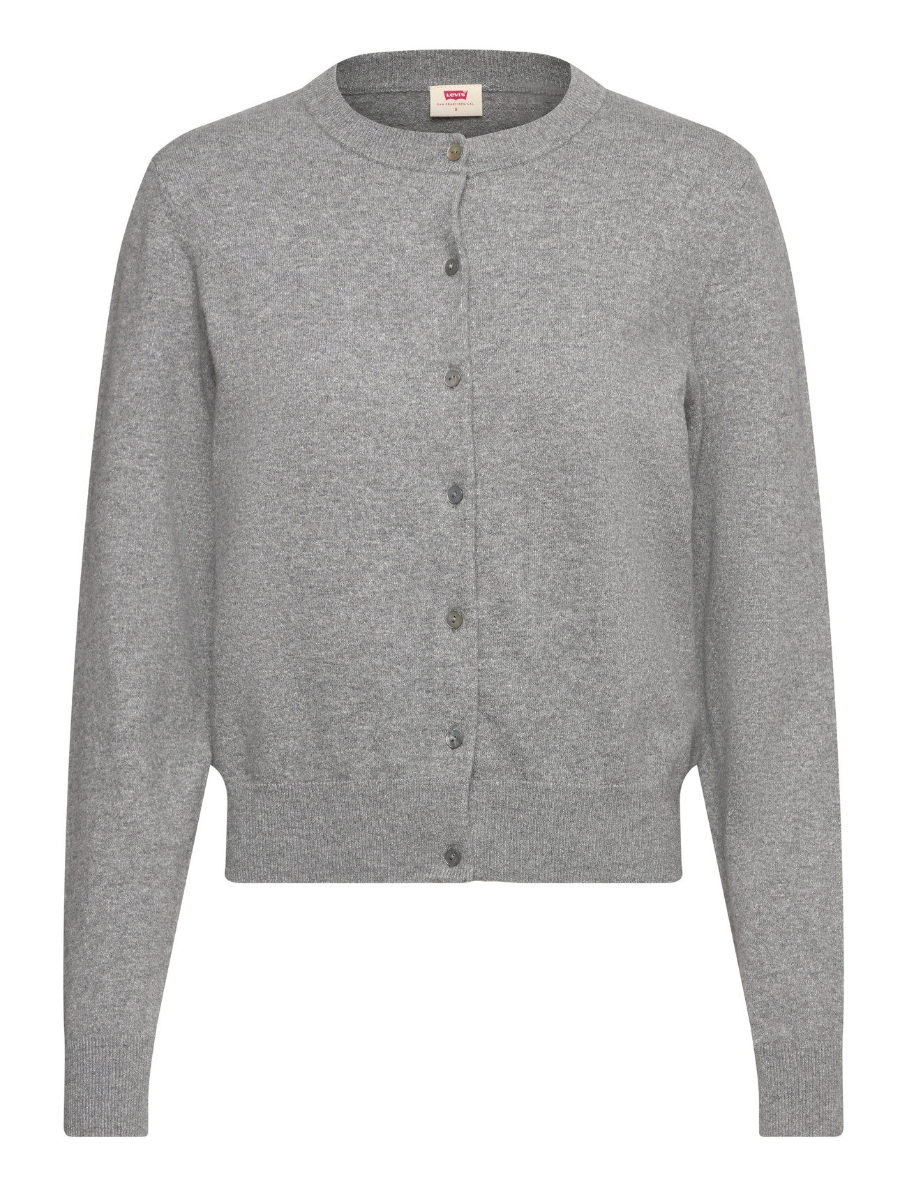 LEVI'S Super Soft Crewneck Cardi Dunkel Grau - M - Damen
