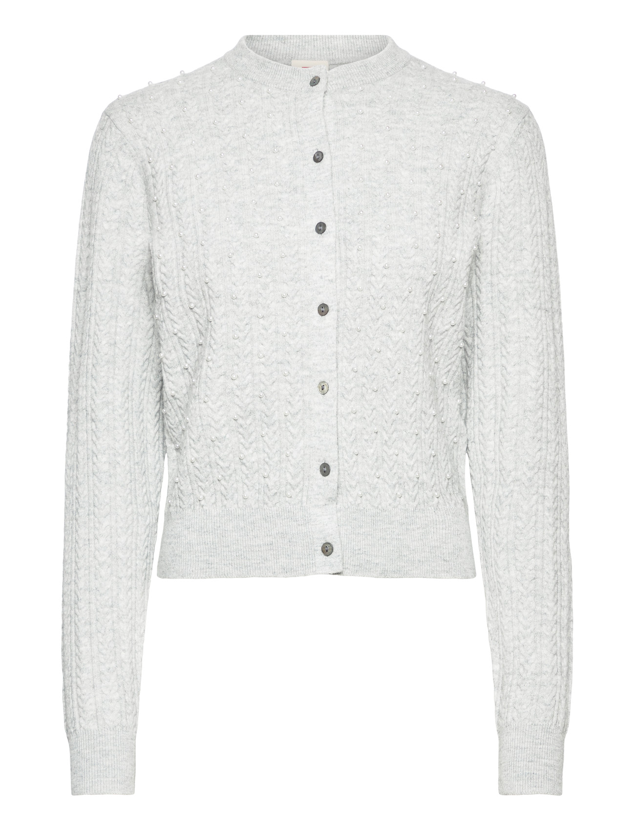 LEVI'S Super Soft Crewneck Cardi Ligh Grau - M - Damen
