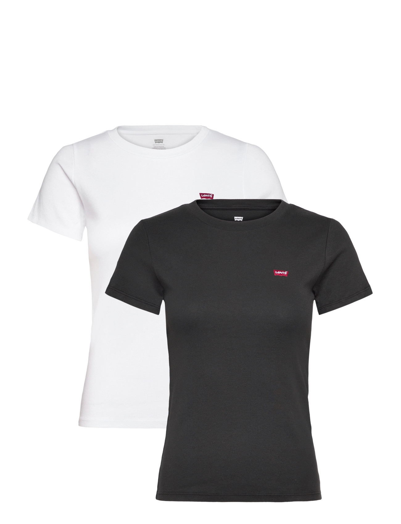 LEVI'S 2Pack Essential Ss Tee 2 Pack Weiß - L - Damen