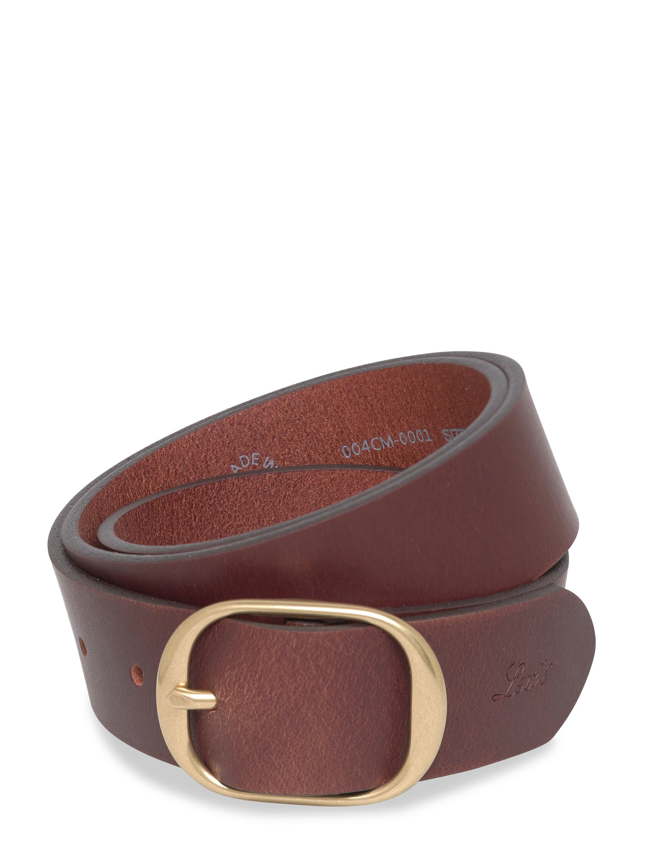 Levi's Madison Belt Leather Brown, 70, Gold, Belts > Casual Belt, Dame