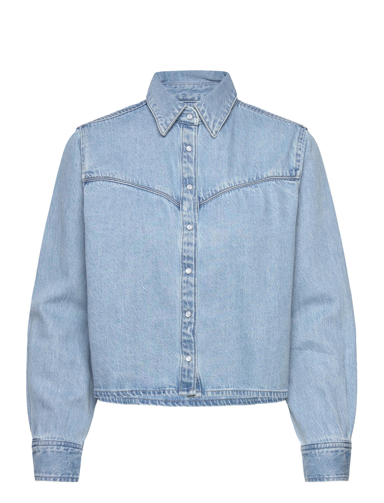 LEVI'S Logan Tencel Shacket Tencel Bl Blau - S - Damen