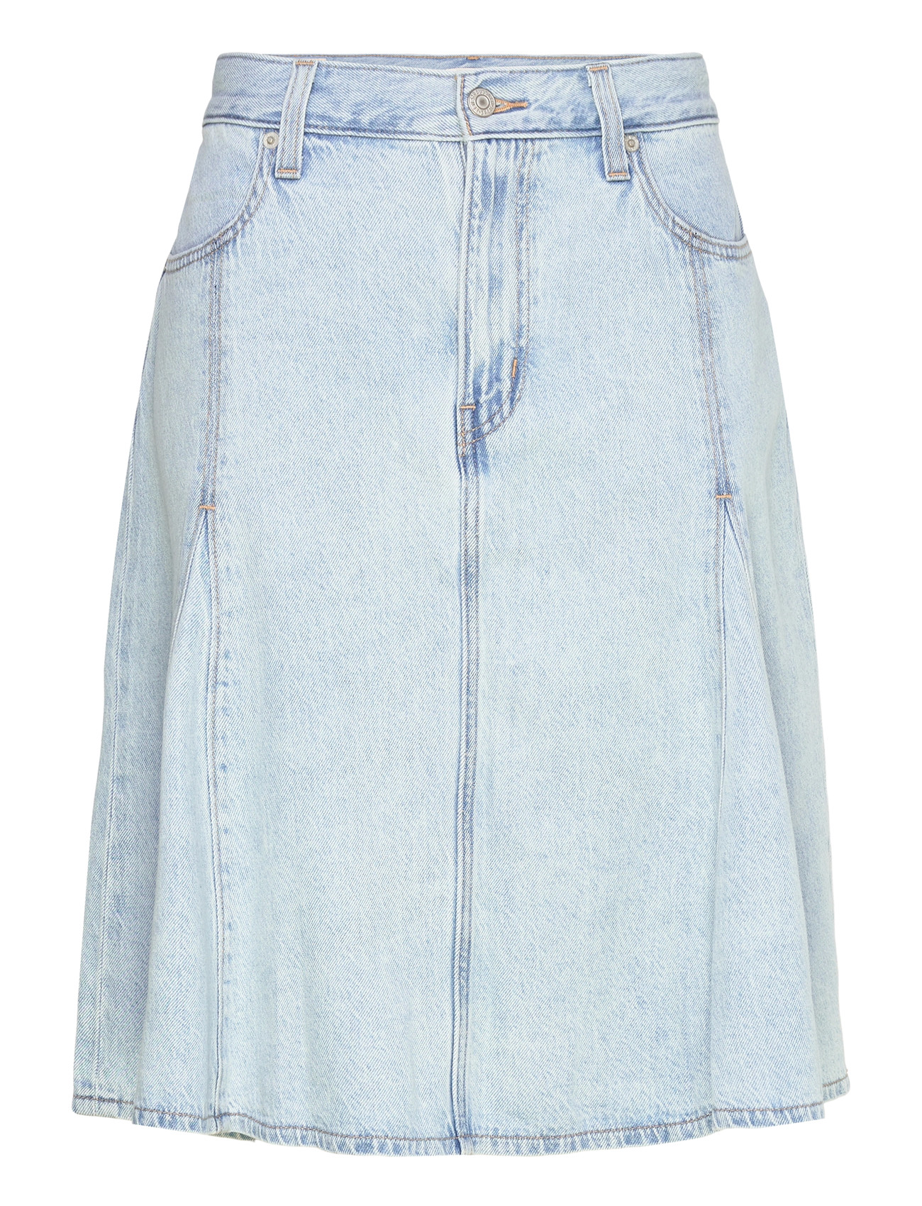 LEVI'S Godet Knee Length Rock Of Cou Blau - 30 - Damen