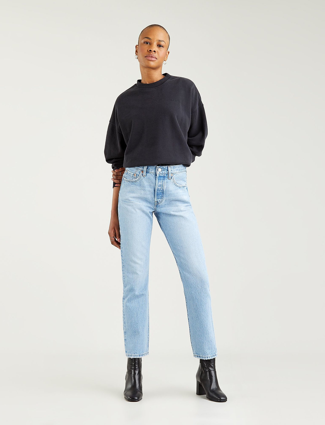 LEVI´S Women - 501 JEANS FOR WOMEN OJAI LUXOR - straight jeans - light indigo - worn in - 0