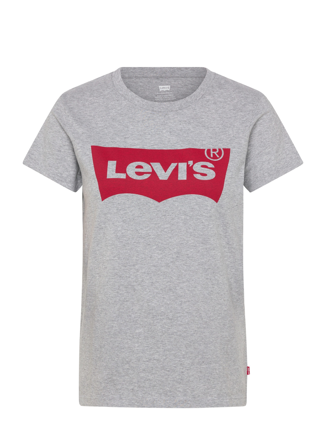 LEVI'S The Perfect Tee Core Batwing T Grau - S - Damen