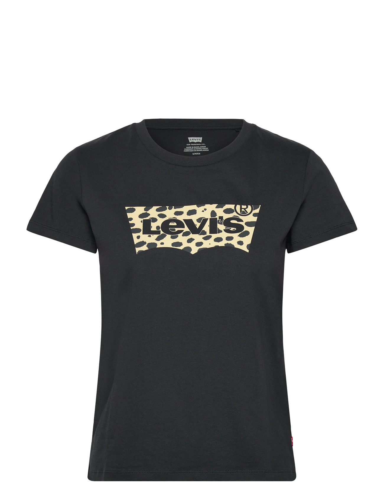 LEVI'S The Perfect Tee Bw Leopard Cav Schwarz - XL - Damen