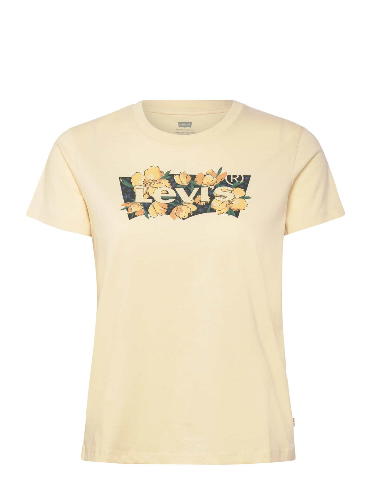 LEVI'S The Perfect Tee P2_Blake Bürste Gelb - L - Damen