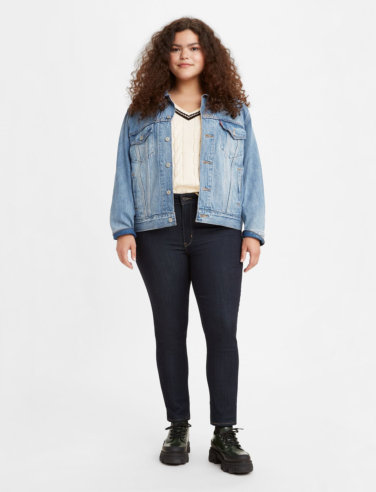 levi's 721 high rise skinny dark indigo