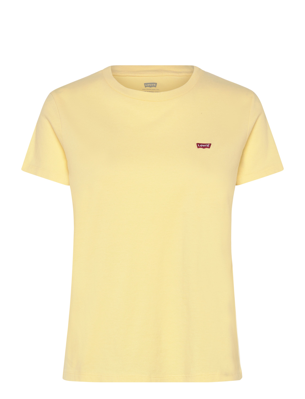 LEVI'S Perfect Tee French Vanilla Cot Gelb - S - Damen