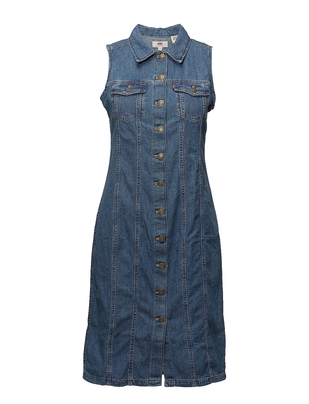 levis aubrey denim dress