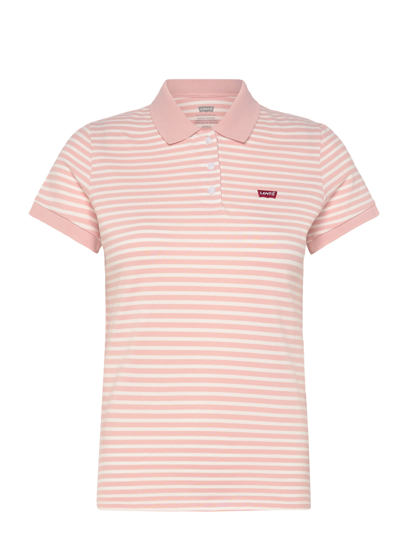 LEVI'S Levis Hm Polo Marigold Stripe Pink - S - Damen