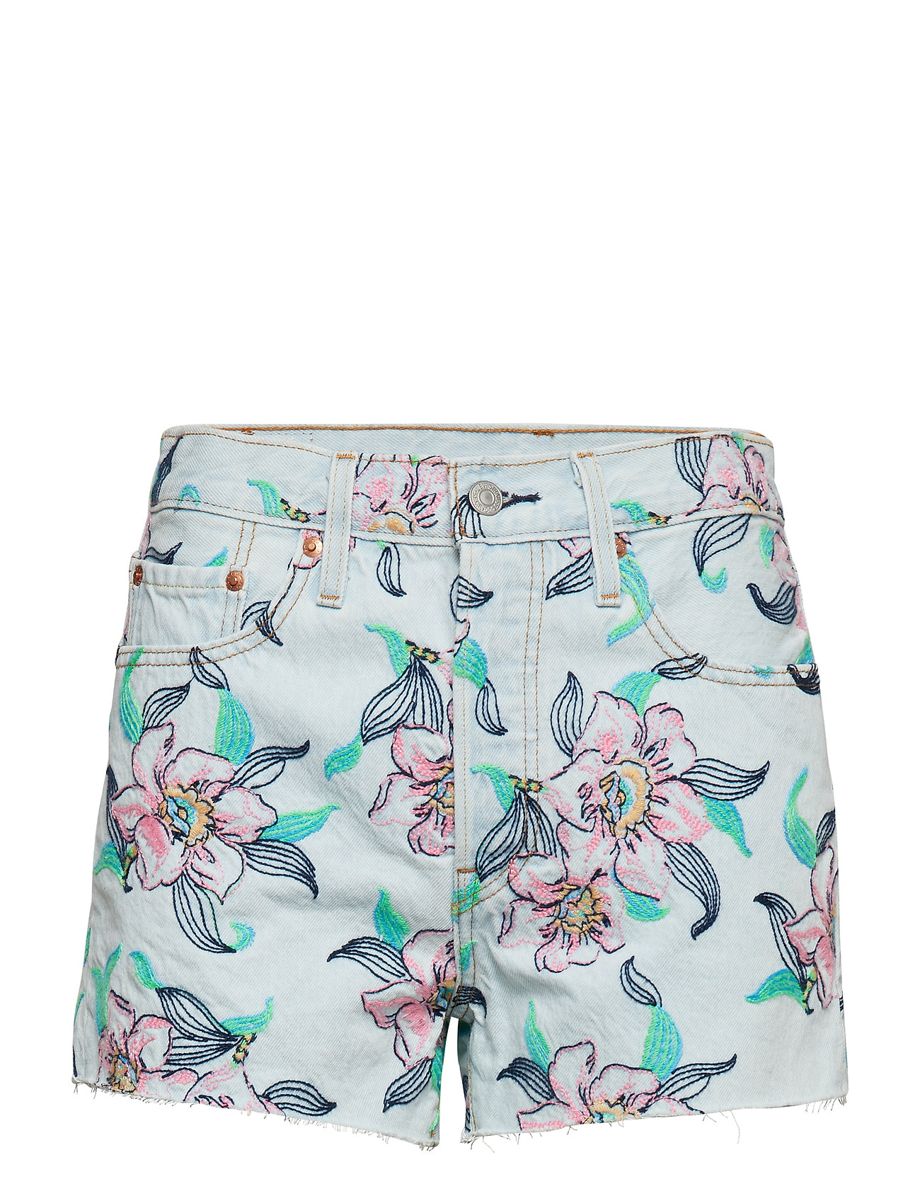 levi's floral shorts