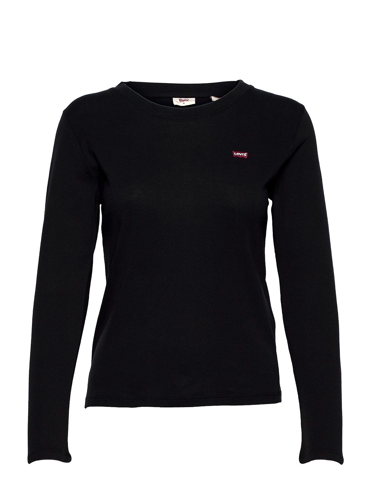 Ls Baby Tee Caviar Tops T-shirts & Tops Long-sleeved Black LEVI´S Women