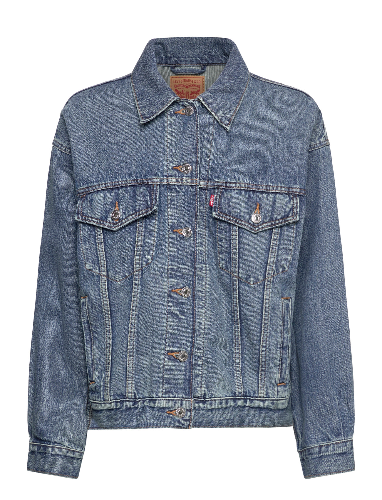Levi's 90S Trucker Turning Heads, L, Blue, Jakker > Denim, Dame