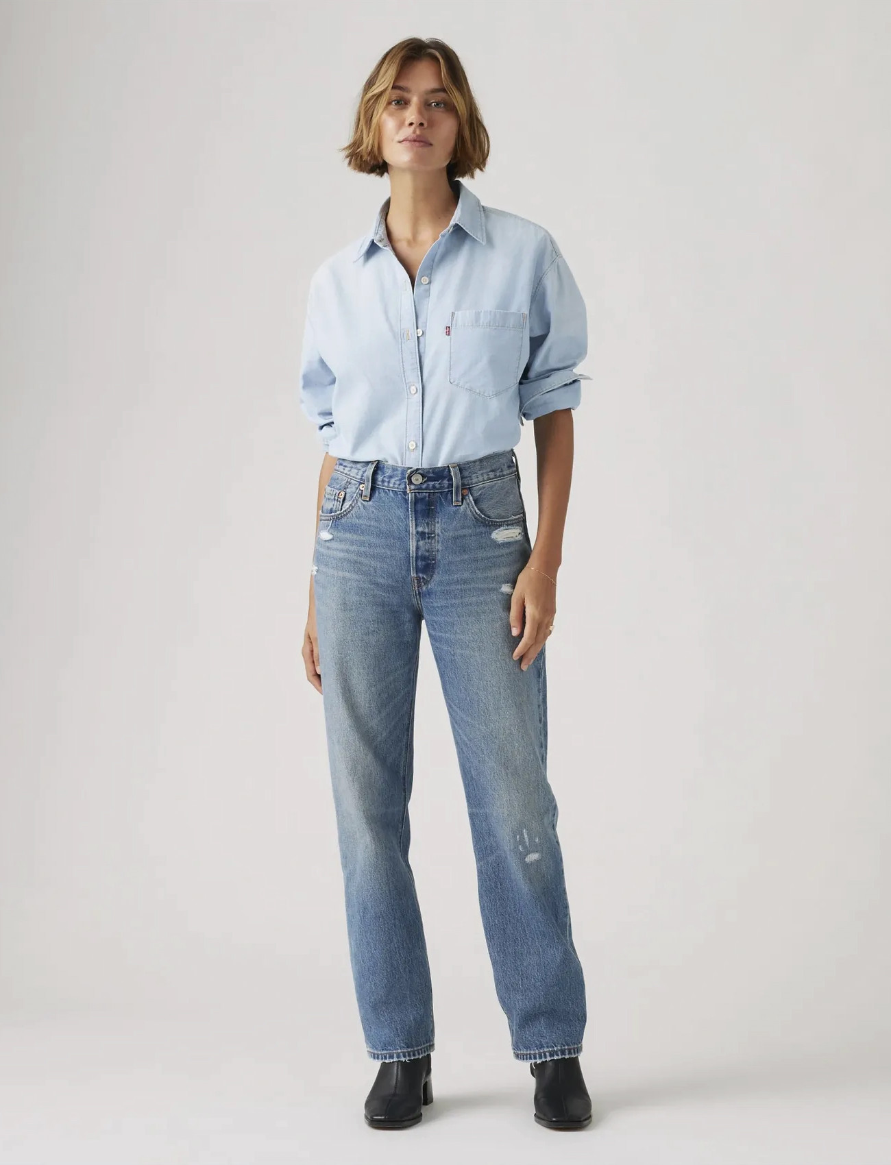 Levi's 501 90S Verified Vintage, 30 x 30, Blue, Jeans > Lige-Almindelige, Dame