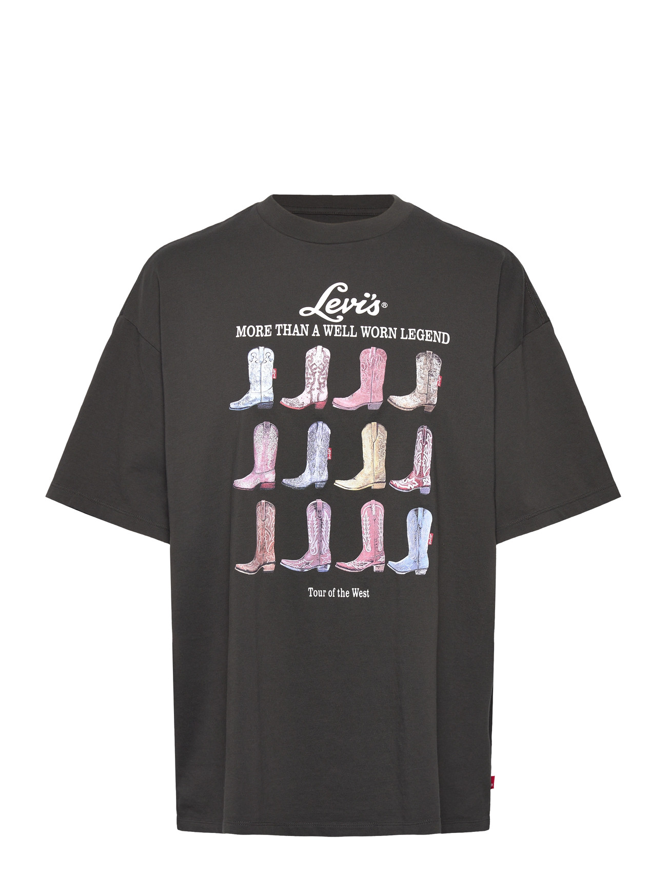 LEVI'S Graphic Kurz Stack Tee Tee Al Schwarz - M - Damen