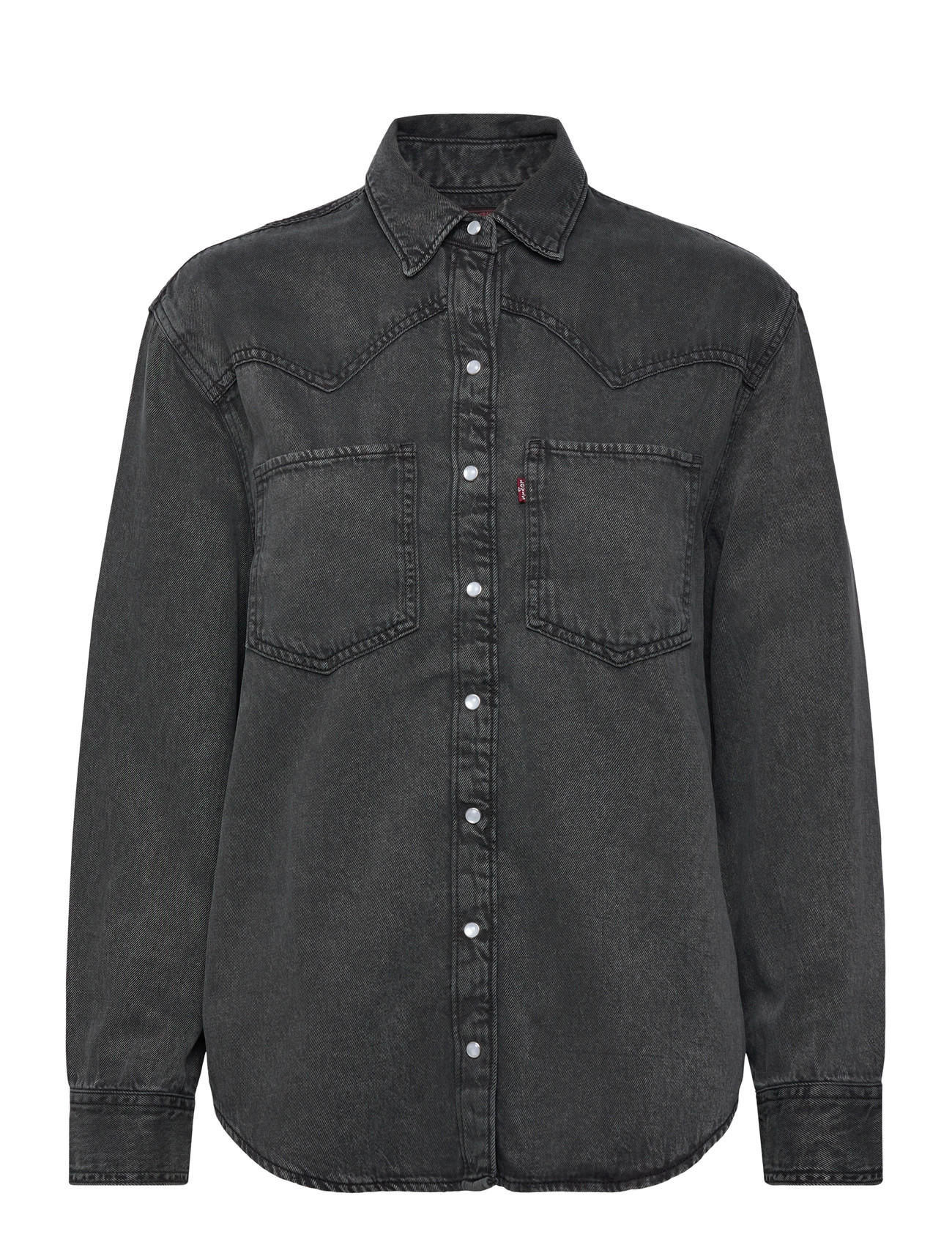 LEVI'S Teodora Western Shirt Chipped Schwarz - L - Damen