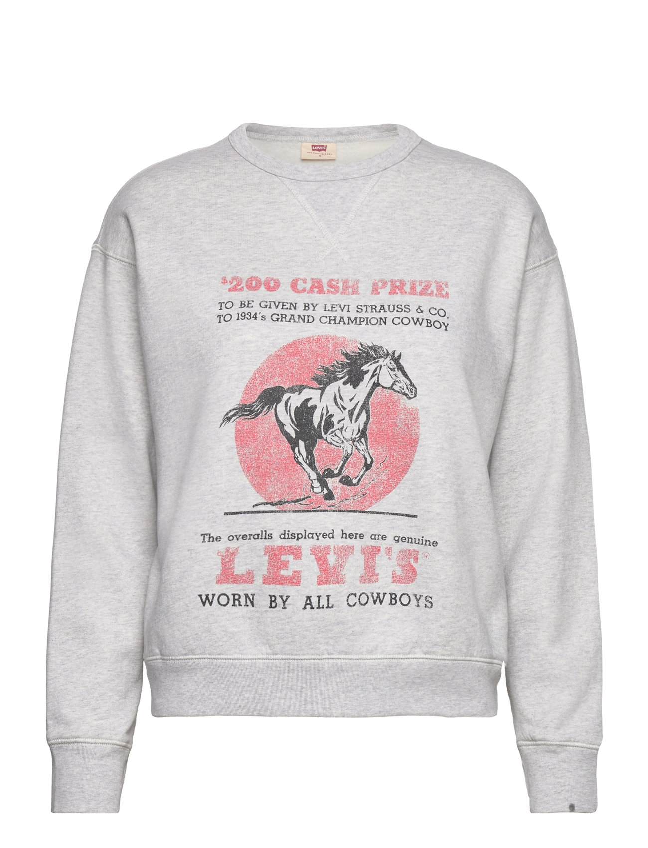 Graphic Signature Crew Crew Ca Tops Sweatshirts & Hoodies Sweatshirts Grey LEVI´S Women