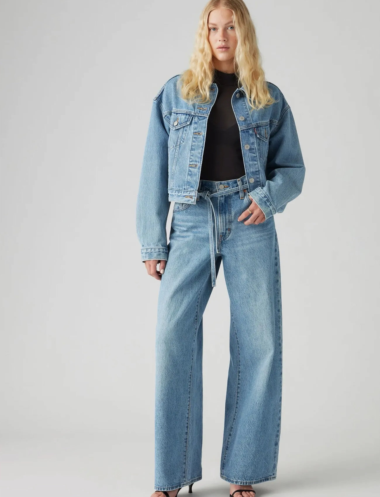 Levi's Xl Straight Thanks Friend, 31 x 29, Blue, Jeans > Vidde, Dame