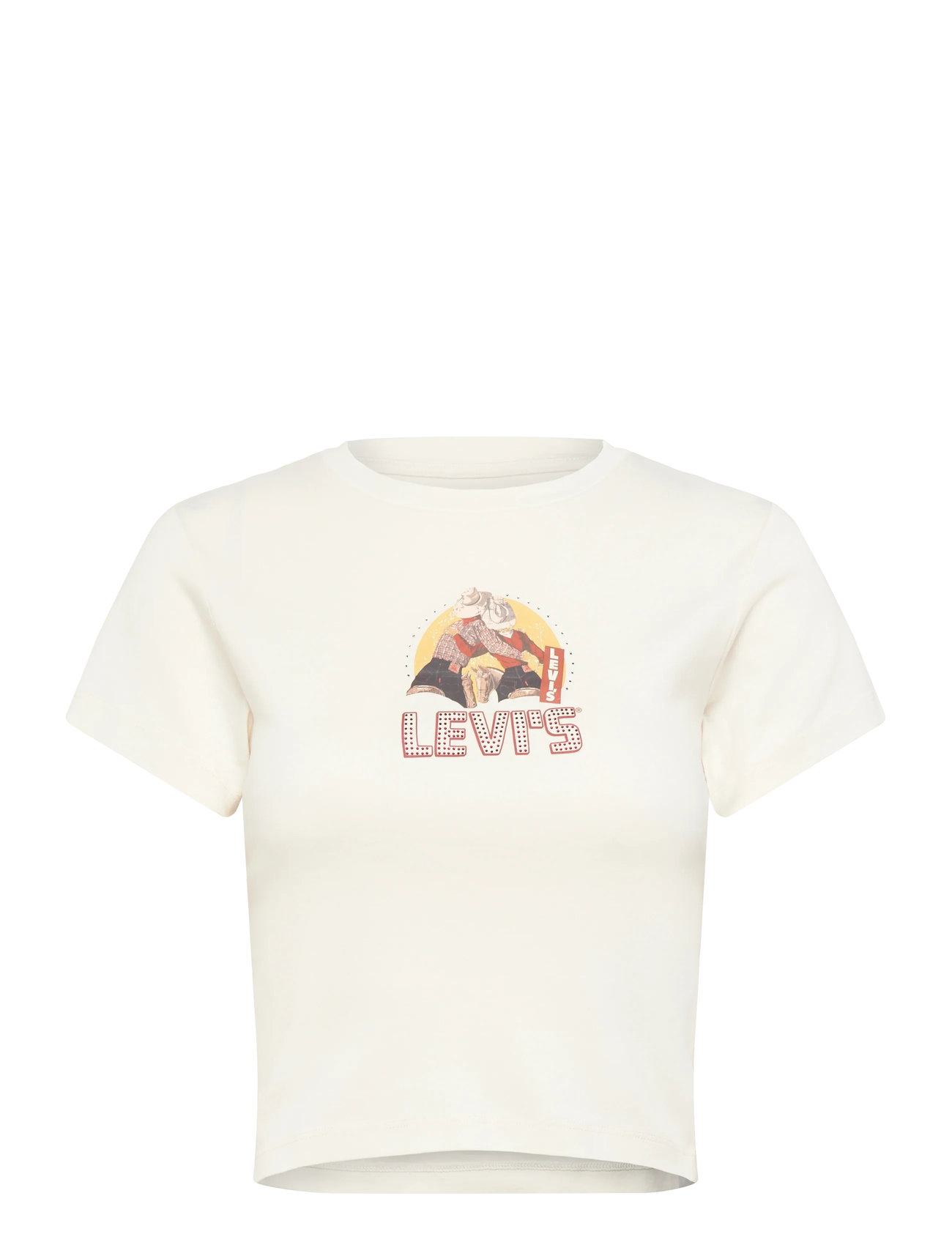 LEVI'S Gr Essential Sporty Tee Levis Cream - M - Damen