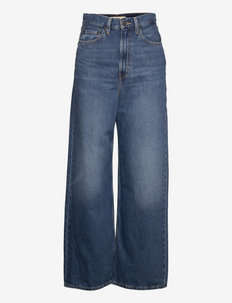 HIGH LOOSE SHOW OFF - vida jeans - dark indigo - worn in