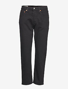 501 CROP BLACK SPROUT - straight jeans - blacks