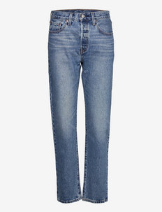 501 CROP Z0625 MEDIUM INDIGO W - straight jeans - med indigo - worn in