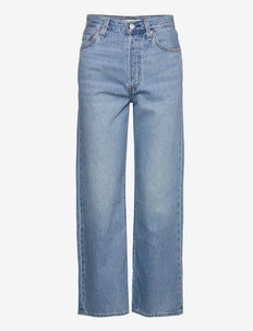 RIBCAGE STRAIGHT ANKLE Z0569 L - brede jeans - light indigo - worn in