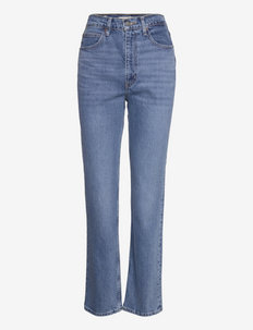 70S HIGH SLIM STRAIGHT SONOMA - džinsa bikses ar taisnām starām - med indigo - worn in