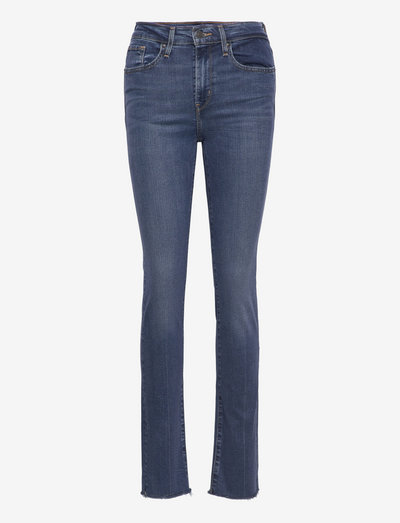 724 HIGH RISE STRAIGHT Z0746 D - jeans slim - dark indigo - worn in