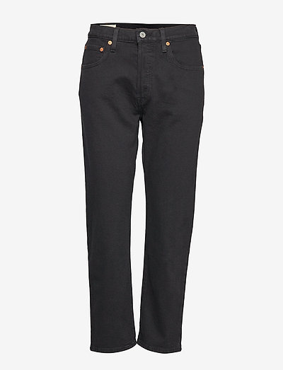 501 CROP BLACK SPROUT - straight jeans - blacks