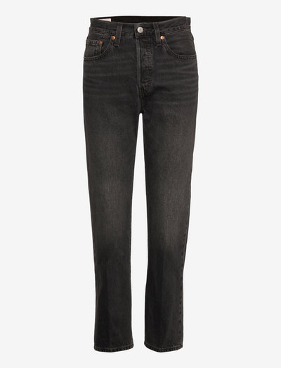 501 CROP DRAW THE LINE - straight jeans - blacks