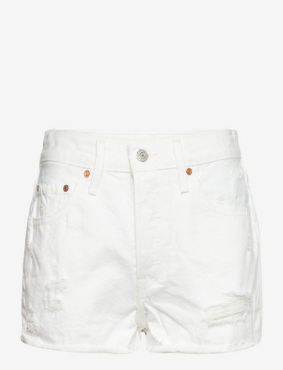 levis womens white shorts