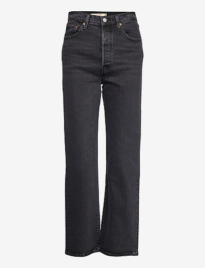 RIBCAGE STRAIGHT ANKLE FEELIN - raka jeans - blacks