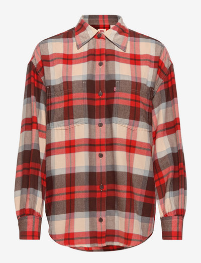 womens levi flannel shirts