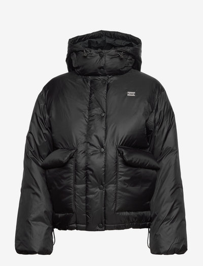 LUNA CORE PUFFER SHORT CAVIAR - down- & padded jackets - blacks