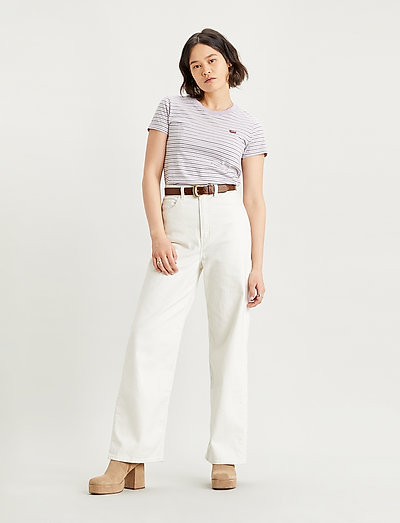 levi's high loose white