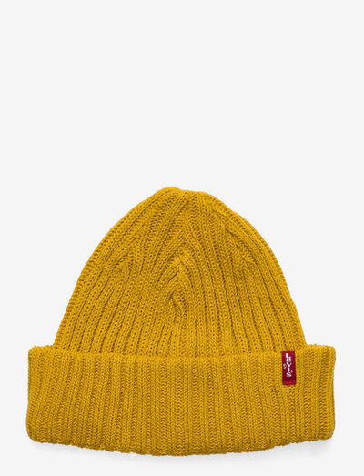 Ribbed Beanie - pipot - gold