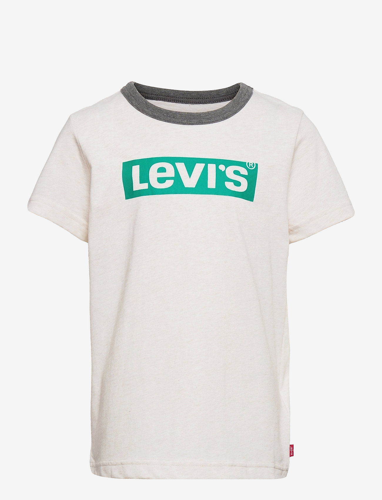 Levi's - LVB RINGER GRAPHIC TEE SHIRT - pattern short-sleeved t-shirt - oatmeal heather - 0