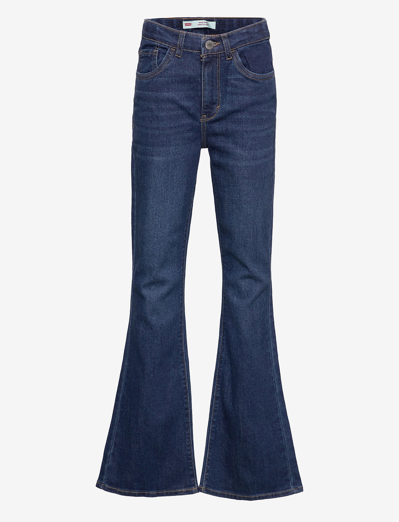 levi's high rise crop flare