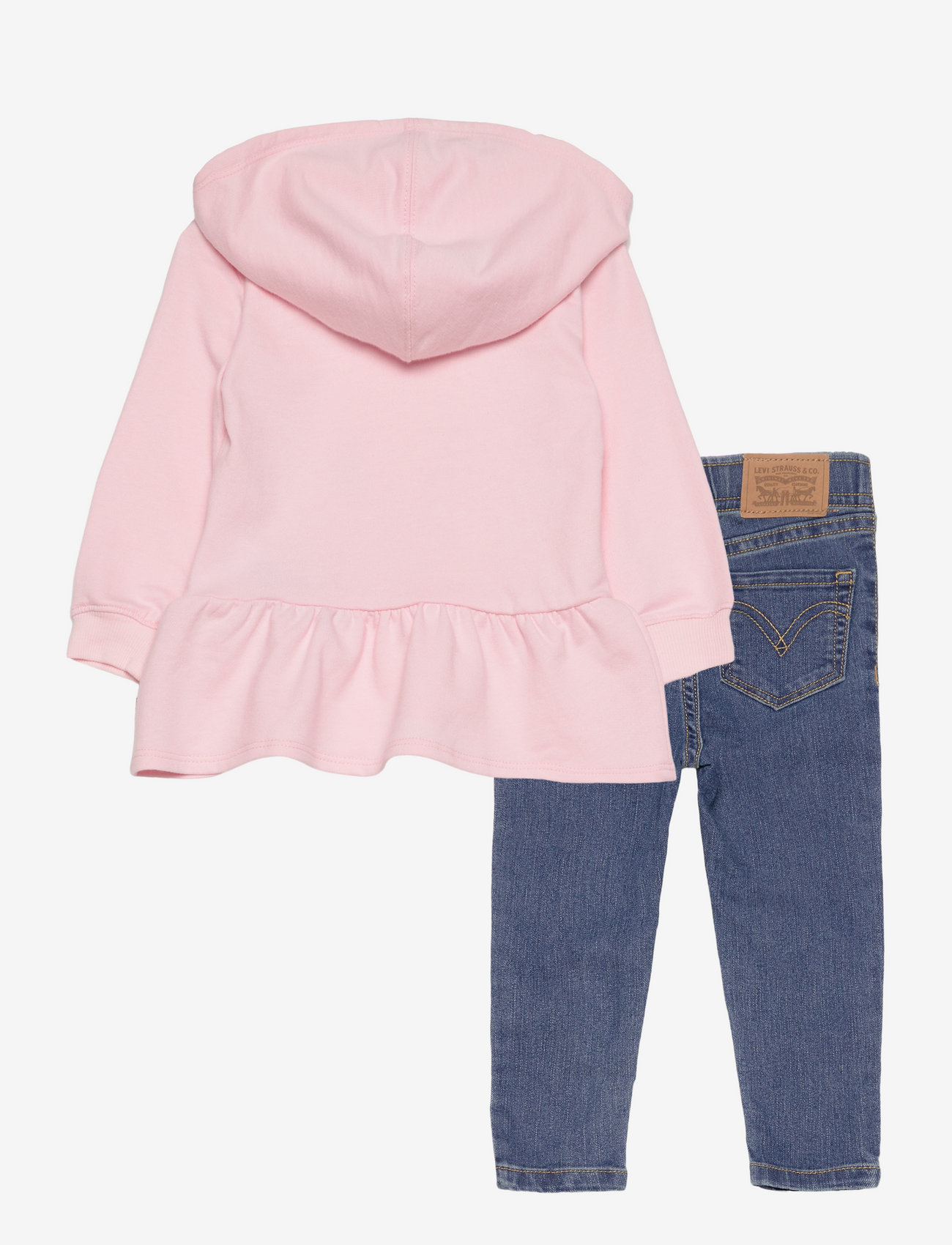 Lvg Peplum Hoodie W Jeans Set