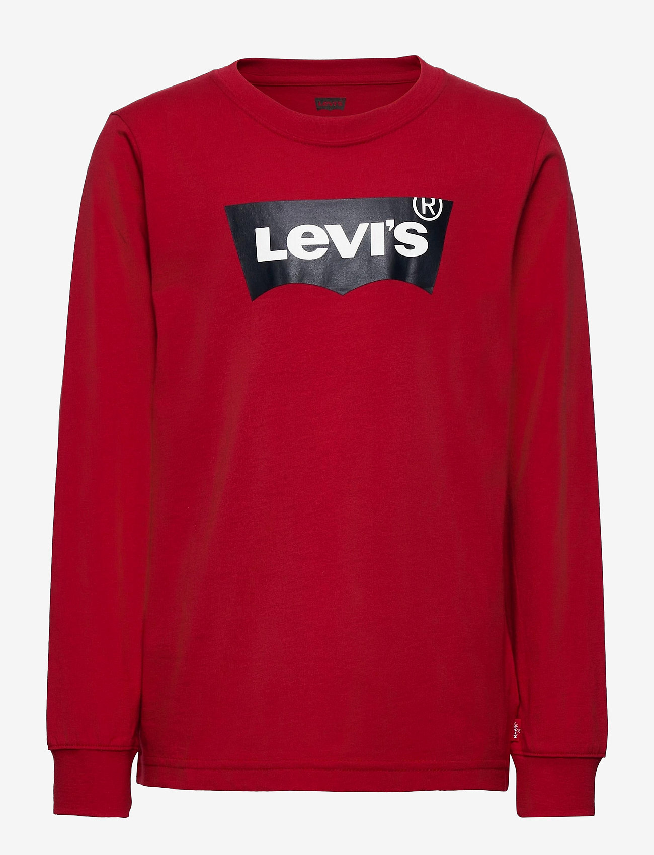 Levi's - L/S BATWING TEE - long-sleeved t-shirts - levis red - 0
