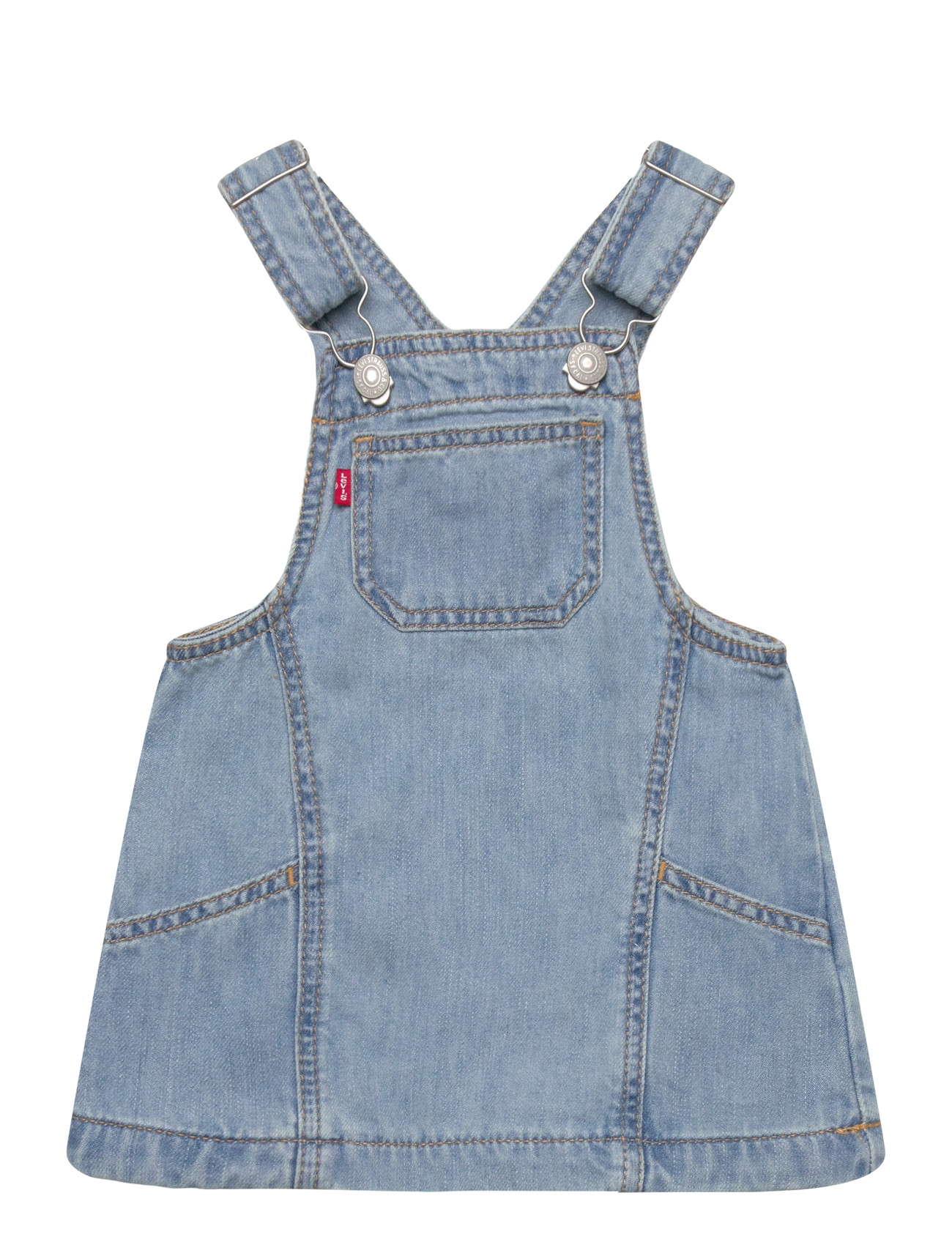 Levi's Levi's Side Pocket Skirtall, 62, Blue, Kjoler > Dungaree-Kjole, Børn
