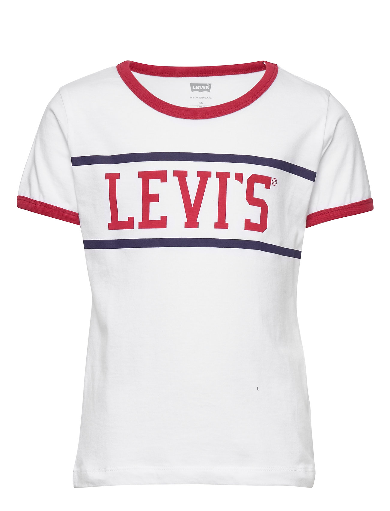 Levi's Logo Ringer Tee (White), (10.35 