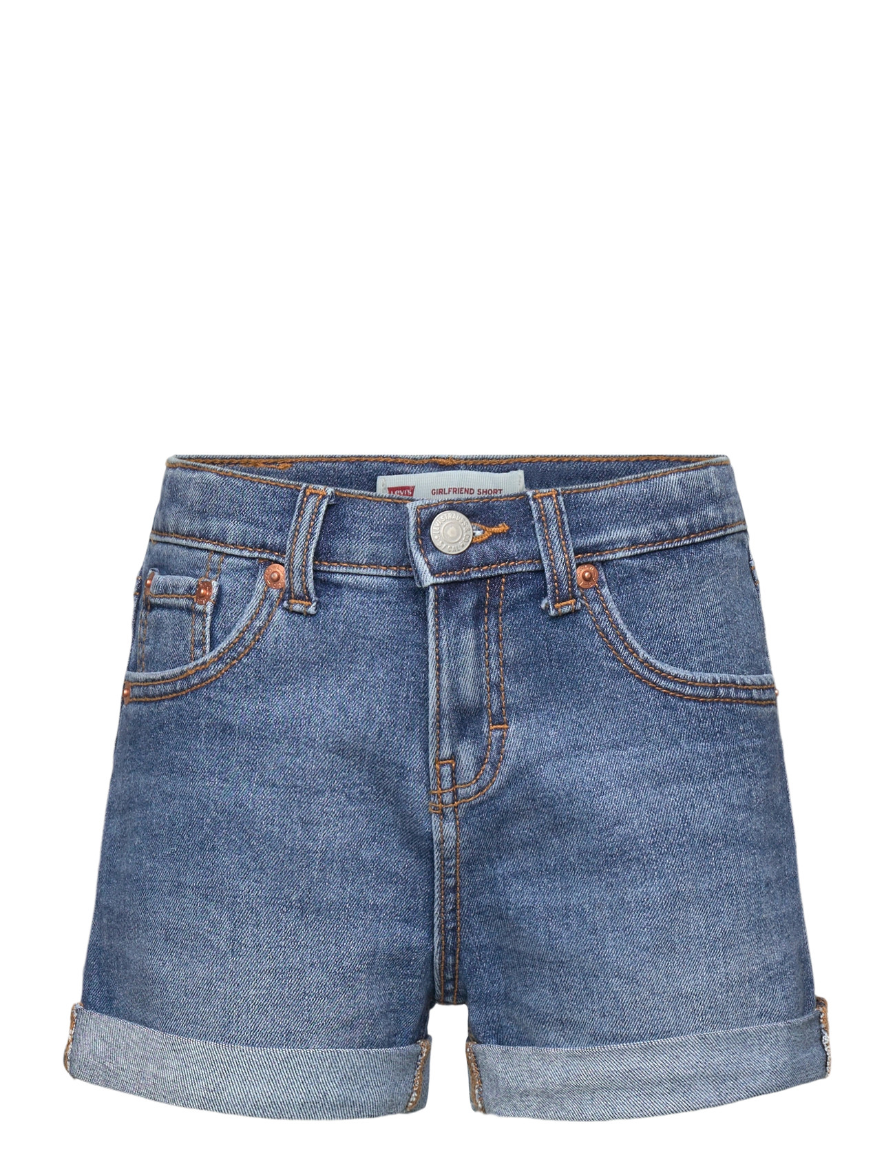Levi's Levi's Girlfriend Shorts, 104, Blue, Underdele > Shorts, Børn
