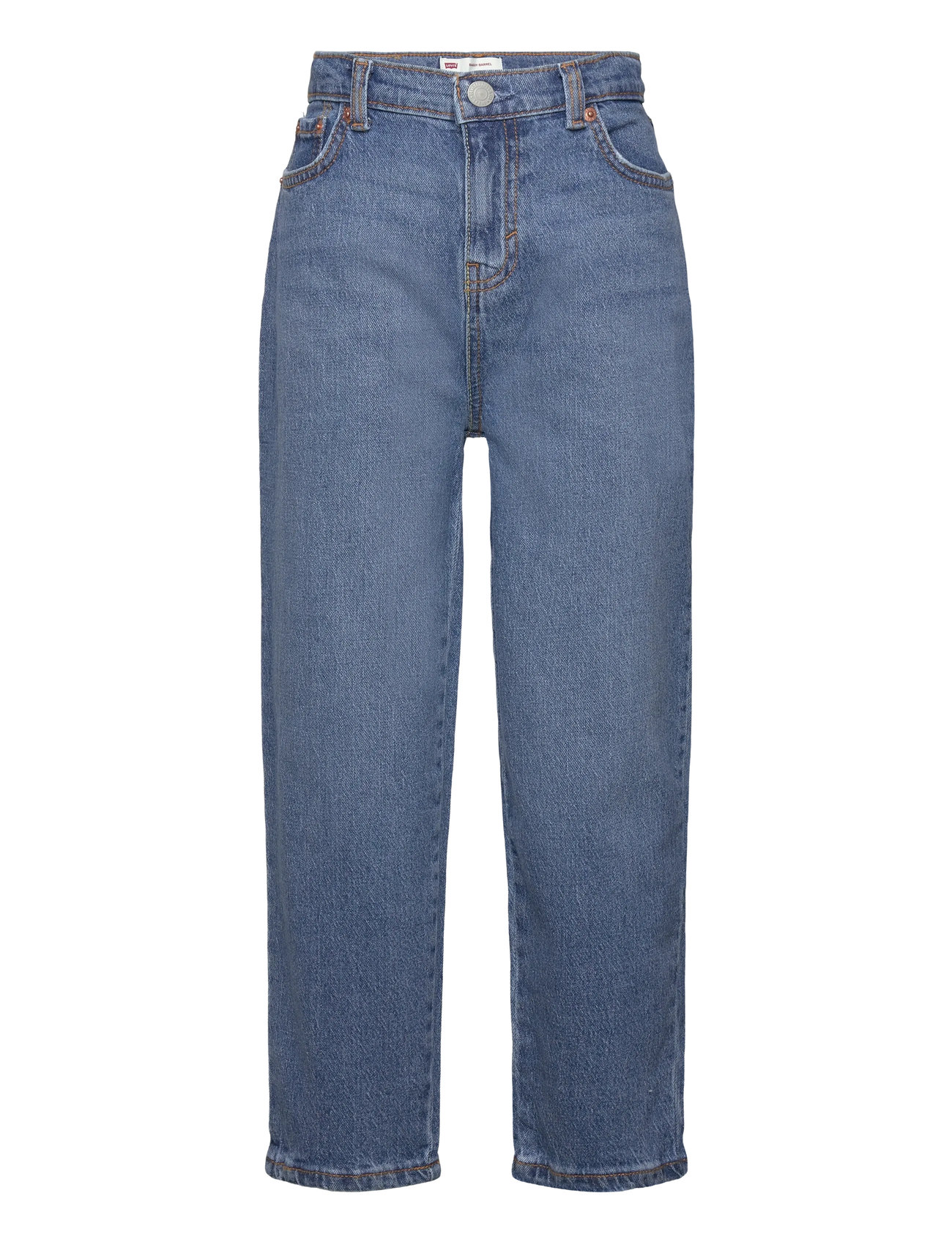 Levi's Levi's High Rise Baggy Barrel Jeans, 128, Blue, Jeans > Vidde Jeans, Børn