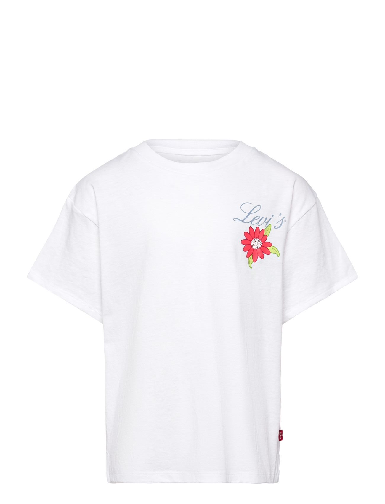Levi's Levi's Floral Oversized Tee, 116, White, T-Shirts > Kortærmede, Børn