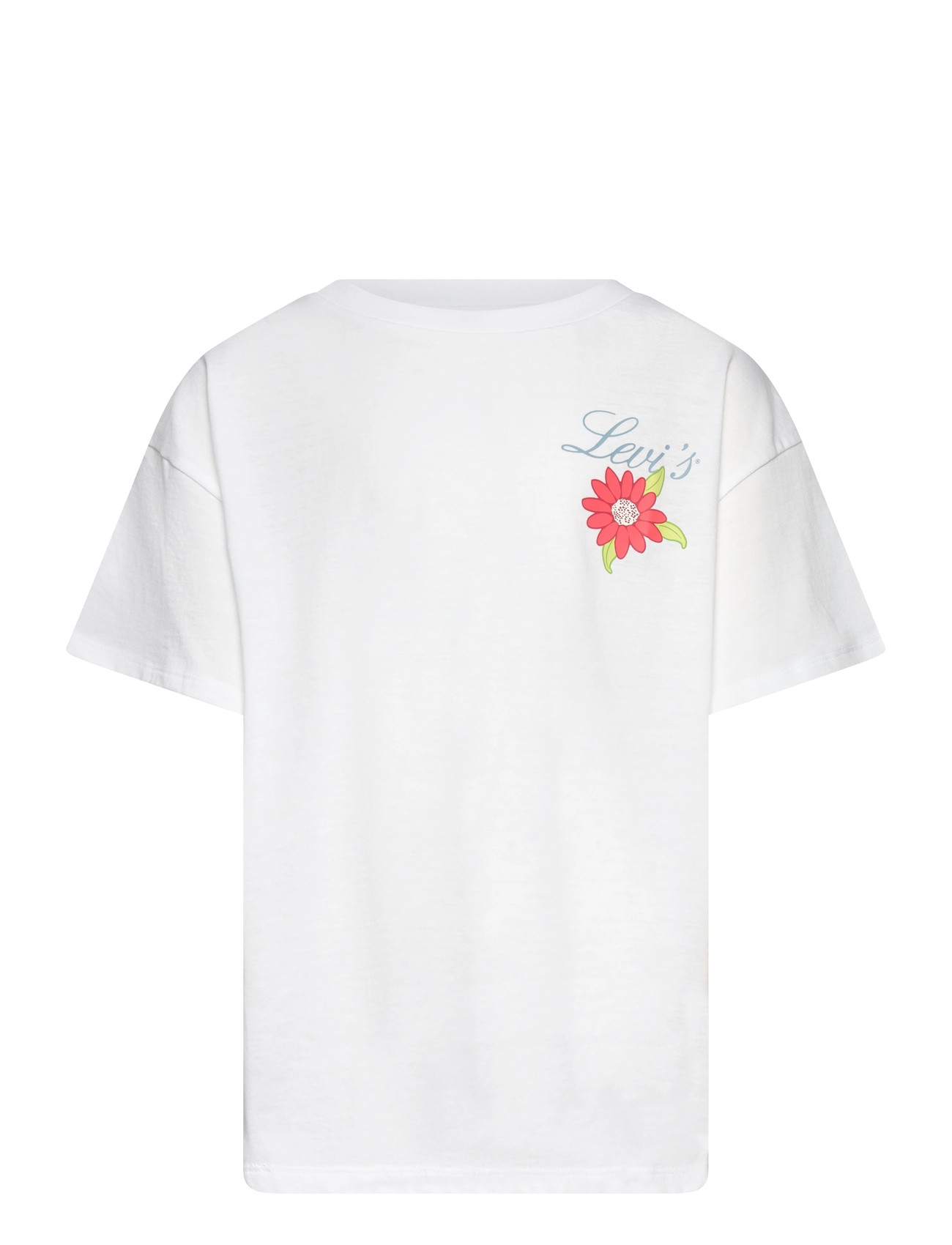 Levi's Levi's Floral Oversized Tee, 158, White, T-Shirts > Kortærmede, Børn