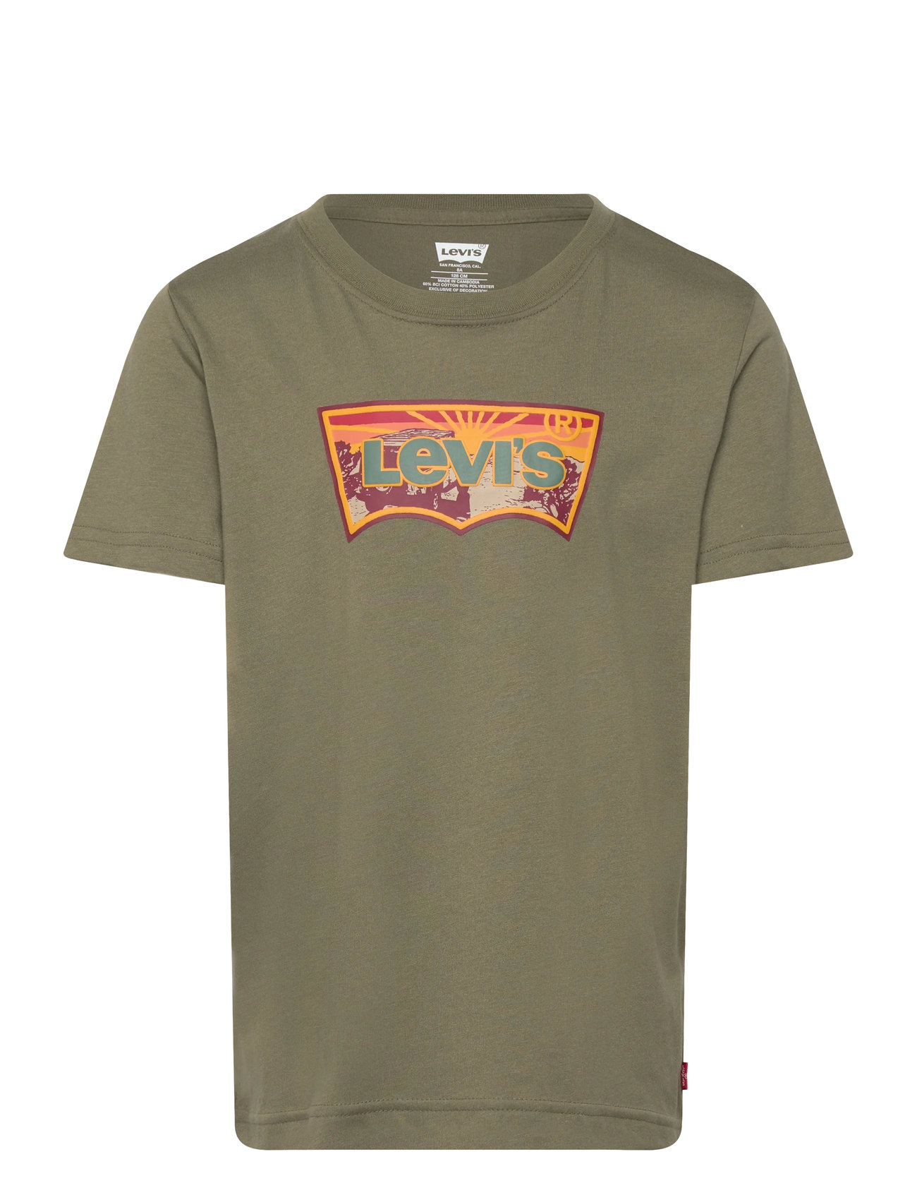 LEVI'S Levi's Sunrise Desert Batwing Tee Khaki - 128 - Kinder