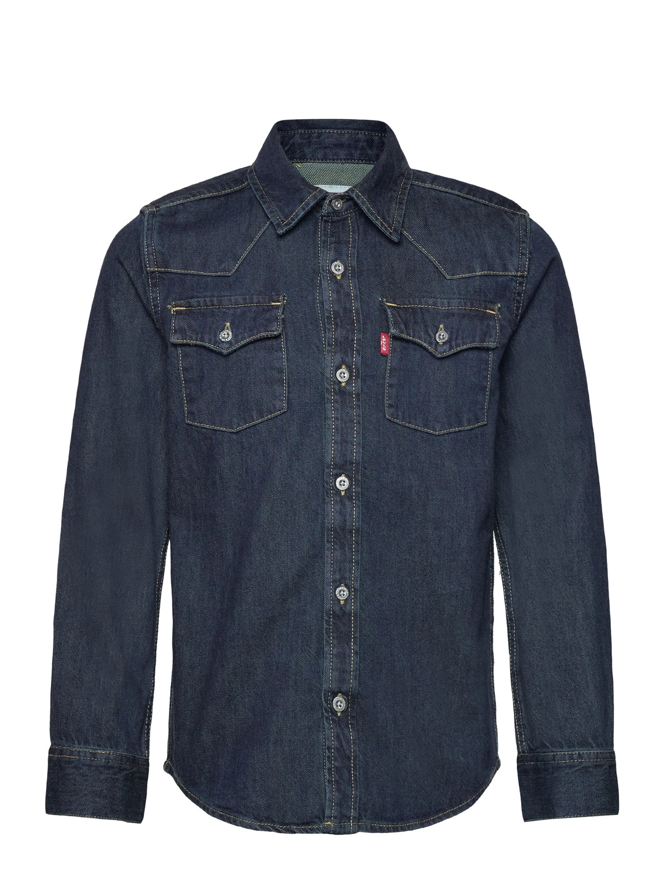 LEVI'S Levi's New Barstow Western Shirt Navy - 176 - Kinder