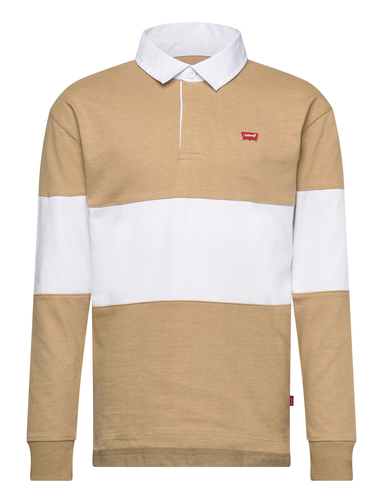 Levi's Levi's Timeless Rugby Polo, 176, Beige, Polo Skjorter > Langærmede Polo Shirts, Børn